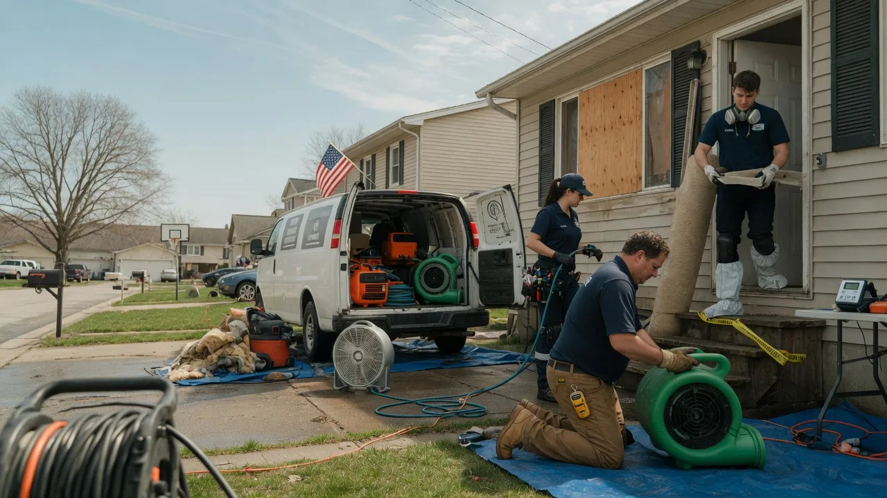 Water Damage Restoration in Oldenburg, IN near me